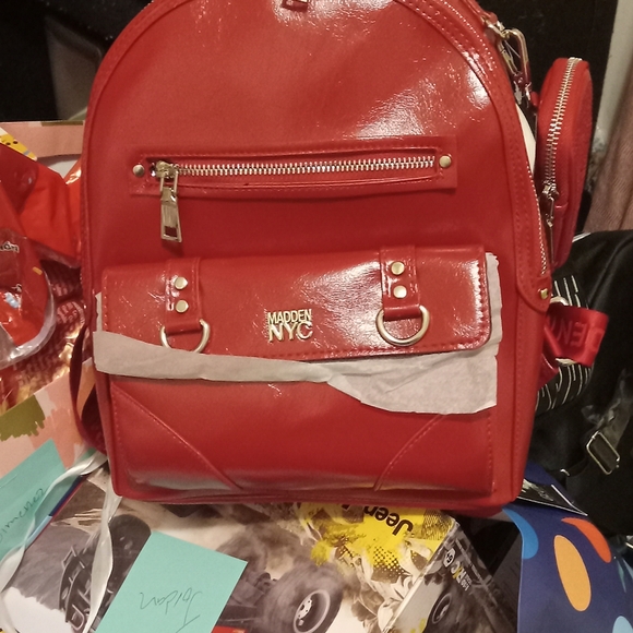 Madden NYC Red Women's Backpack - Picture 5 of 5